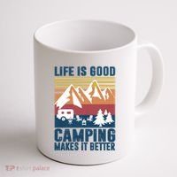 Camping Gifts For Camper Camping Makes It Better Coffee Mug thumb 1