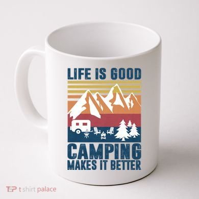 Camping Gifts For Camper Camping Makes It Better Coffee Mug