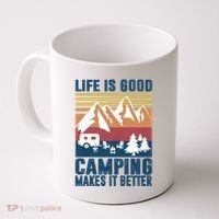 Camping Gifts For Camper Camping Makes It Better Coffee Mug thumb 0