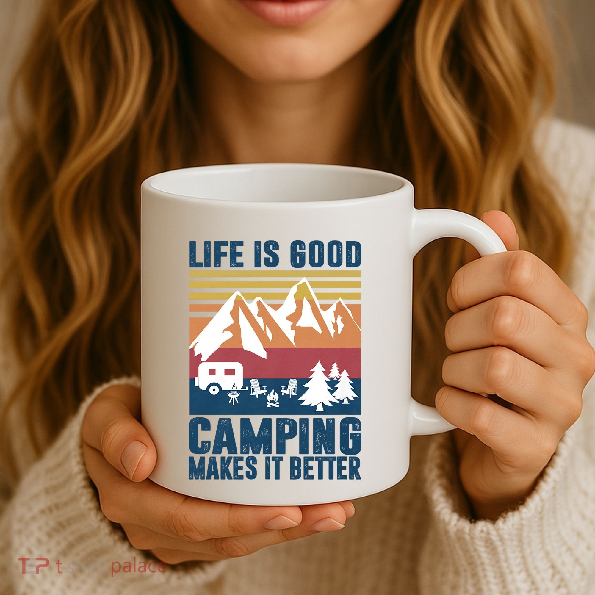 Camping Gifts For Camper Camping Makes It Better Coffee Mug