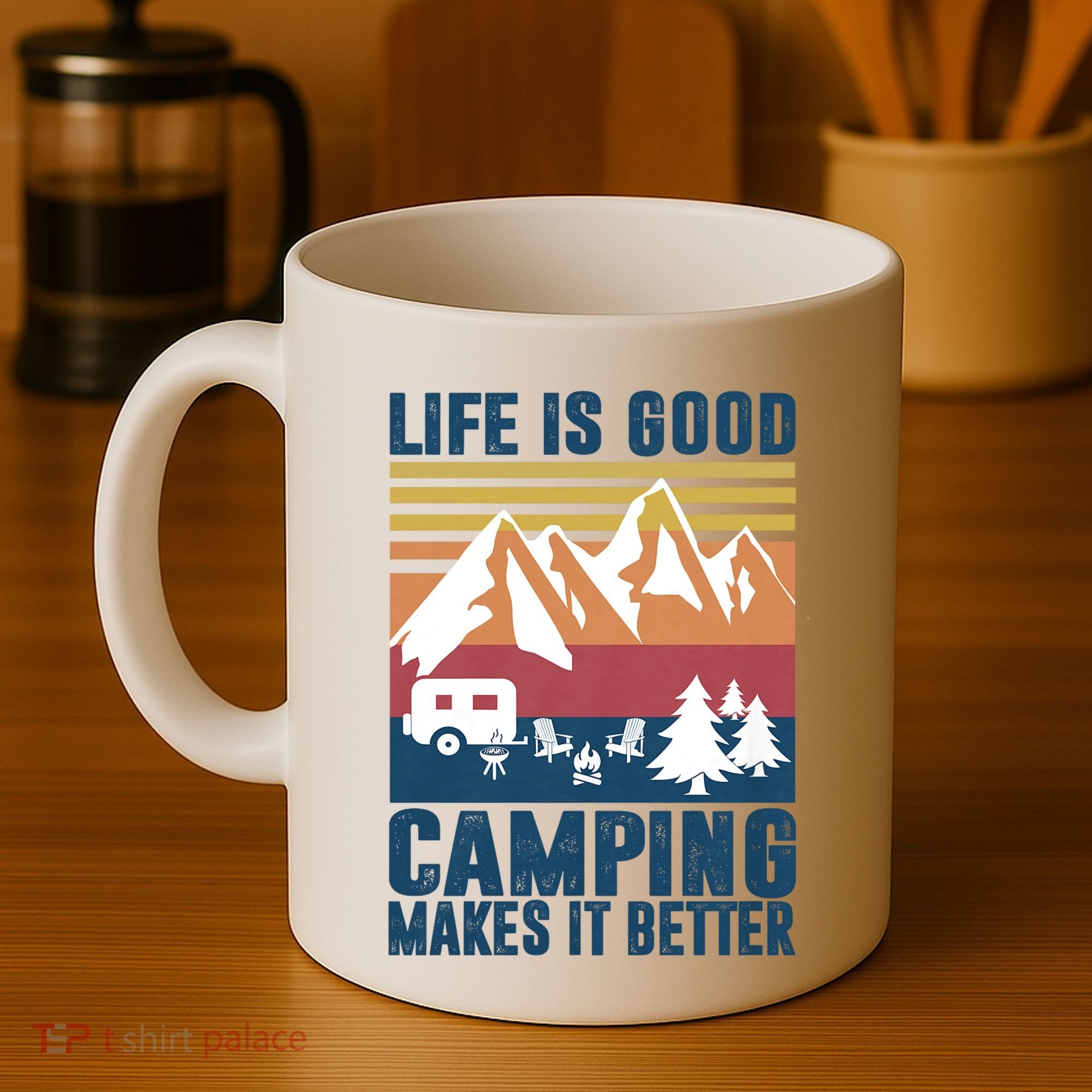 Camping Gifts For Camper Camping Makes It Better Coffee Mug