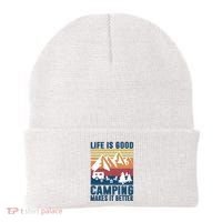 Camping Gifts For Camper Camping Makes It Better Beanie thumb 0