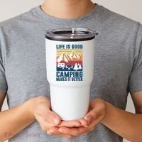 Camping Gifts For Camper Camping Makes It Better Tumbler thumb 2