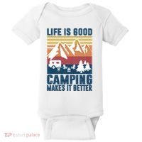 Camping Gifts For Camper Camping Makes It Better Baby Bodysuit thumb 0
