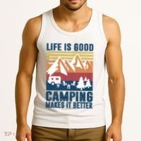 Camping Gifts For Camper Camping Makes It Better Tank Top thumb 3