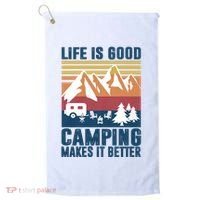 Camping Gifts For Camper Camping Makes It Better Golf Towel thumb 0