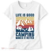 Camping Gifts For Camper Camping Makes It Better Women's T-Shirt thumb 0