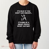 Cricket Game Funny Smart Player Women's Sweatshirt thumb 0
