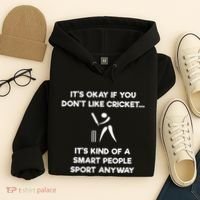 Cricket Game Funny Smart Player Hoodie thumb 4
