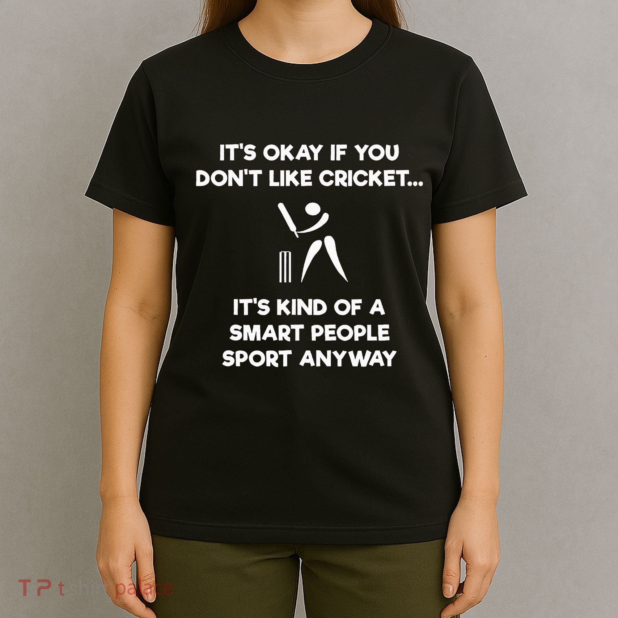 Cricket Game Funny Smart Player T-Shirt