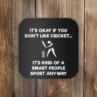 Cricket Game Funny Smart Player Coaster thumb 0