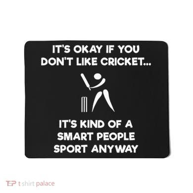 Cricket Game Funny Smart Player Mousepad