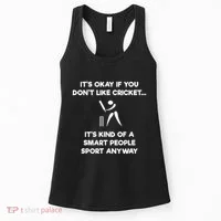 Cricket Game Funny Smart Player Women's Tank Top thumb 0