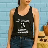 Cricket Game Funny Smart Player Women's Tank Top thumb 2