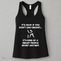 Cricket Game Funny Smart Player Women's Tank Top thumb 3