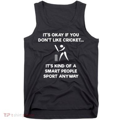 Cricket Game Funny Smart Player Tank Top