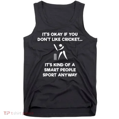 Cricket Game Funny Smart Player Tank Top