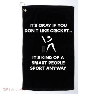 Cricket Game Funny Smart Player Golf Towel
