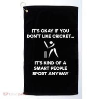 Cricket Game Funny Smart Player Golf Towel thumb 0