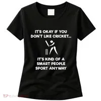 Cricket Game Funny Smart Player Women's T-Shirt thumb 0