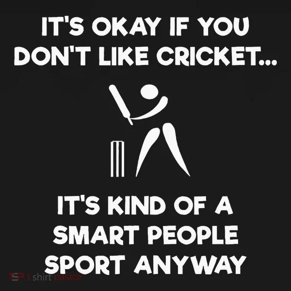 Cricket Game Funny Smart Player Women's T-Shirt