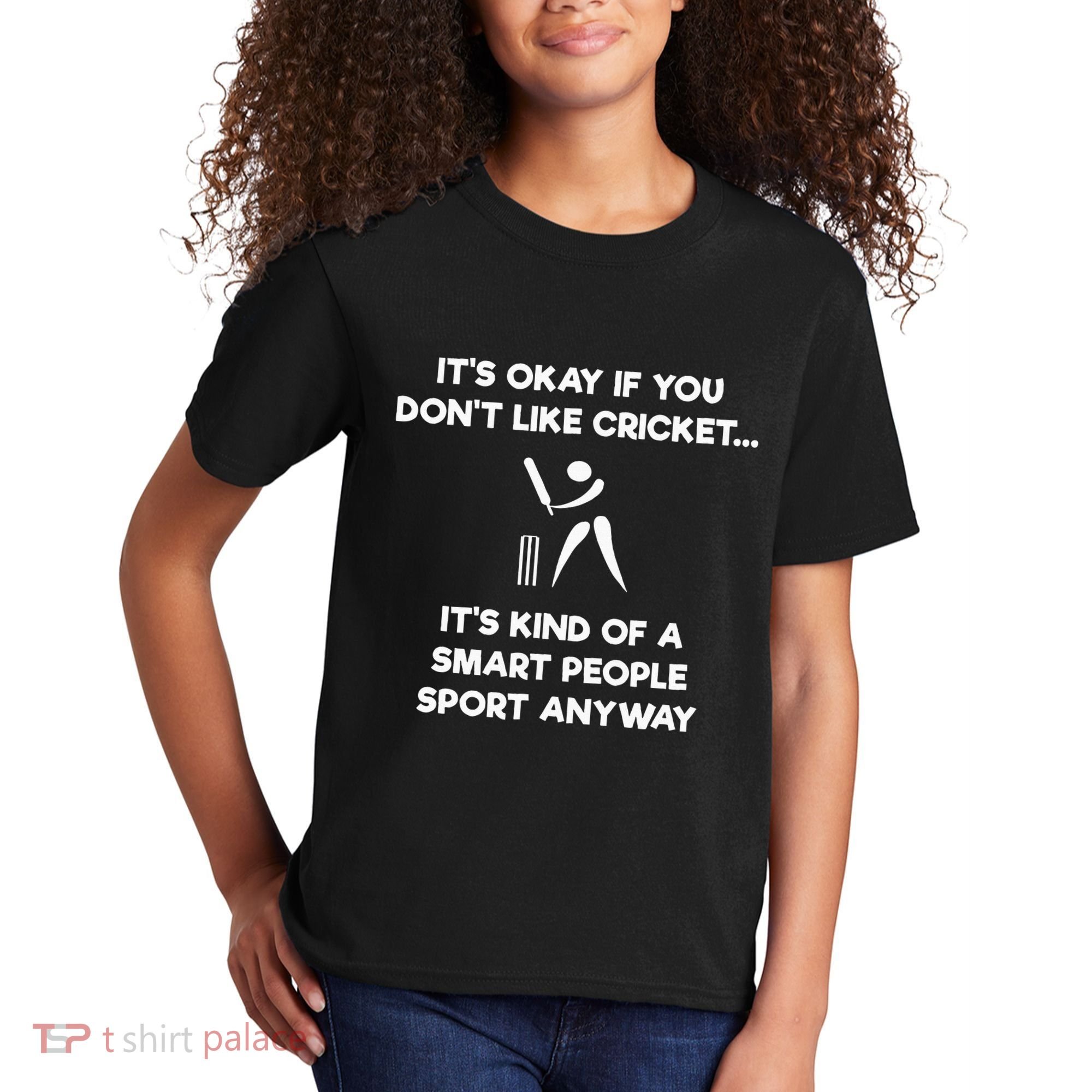 Cricket Game Funny Smart Player Kids T-Shirt