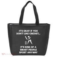 Cricket Game Funny Smart Player Tote Bag thumb 0