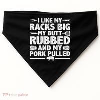 Cool Grilling For Pork Rub Smoking Bbq Meat Smoker USA-Made Doggie Bandana thumb 0