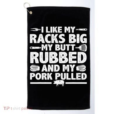 Cool Grilling For Pork Rub Smoking Bbq Meat Smoker Golf Towel