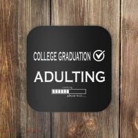 College Graduation Funny Graduate School Coaster thumb 0