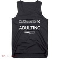 College Graduation Funny Graduate School Tank Top thumb 0