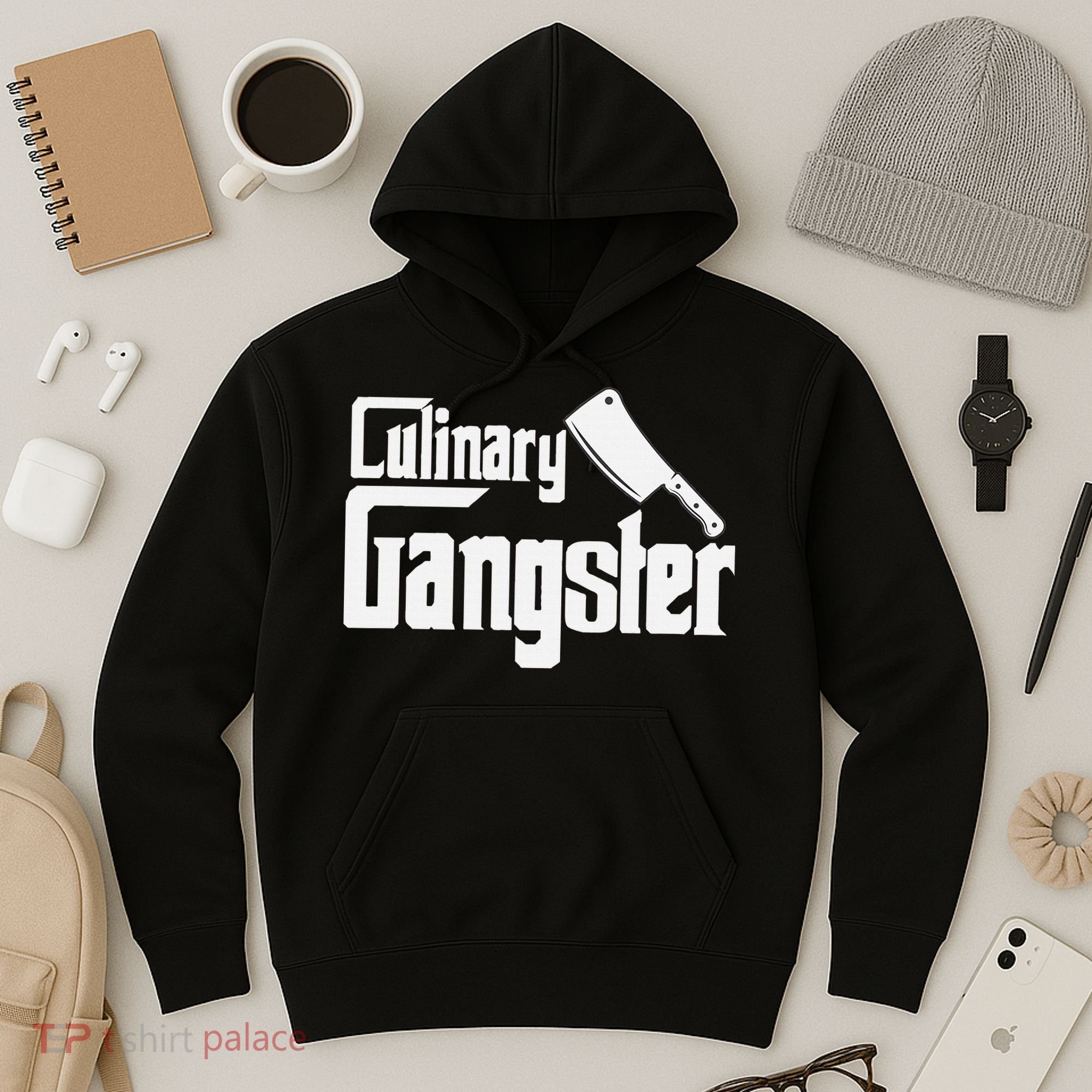 Culinary Gangster Funny Restaurant Cook Chef Hoodie