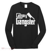 Culinary Gangster Funny Restaurant Cook Chef Long Sleeve Shirt thumb 0