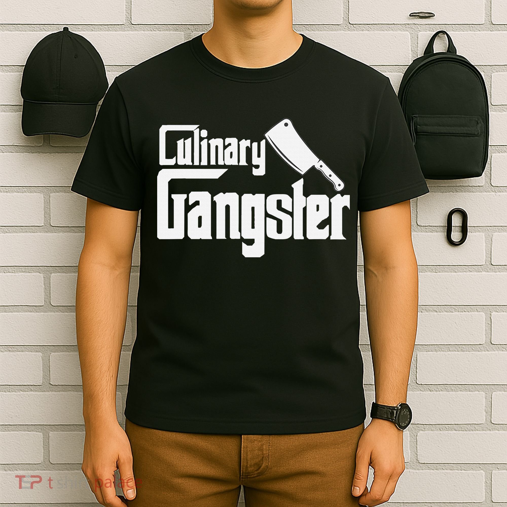 Culinary Gangster Funny Restaurant Cook Chef T-Shirt