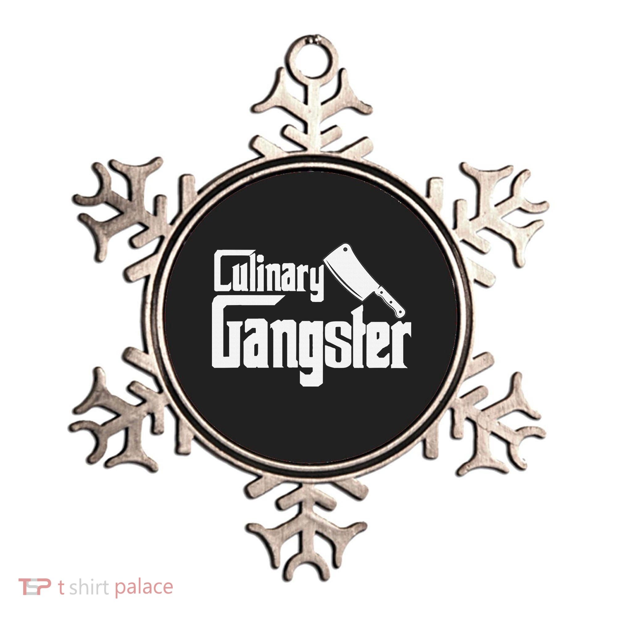 Culinary Gangster Funny Restaurant Cook Chef Ornament