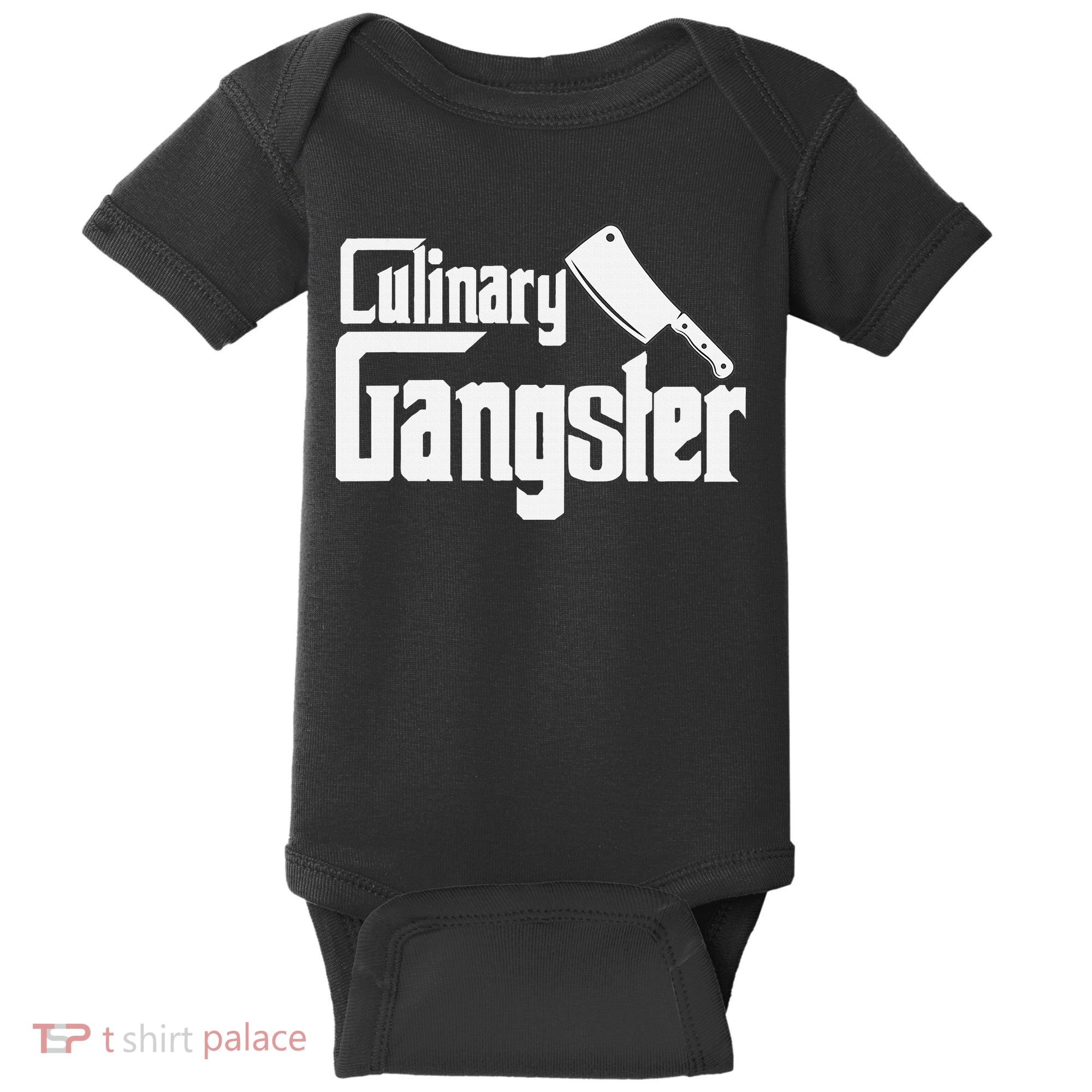 Culinary Gangster Funny Restaurant Cook Chef Baby Bodysuit