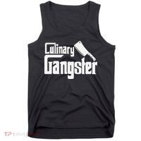 Culinary Gangster Funny Restaurant Cook Chef Tank Top thumb 0