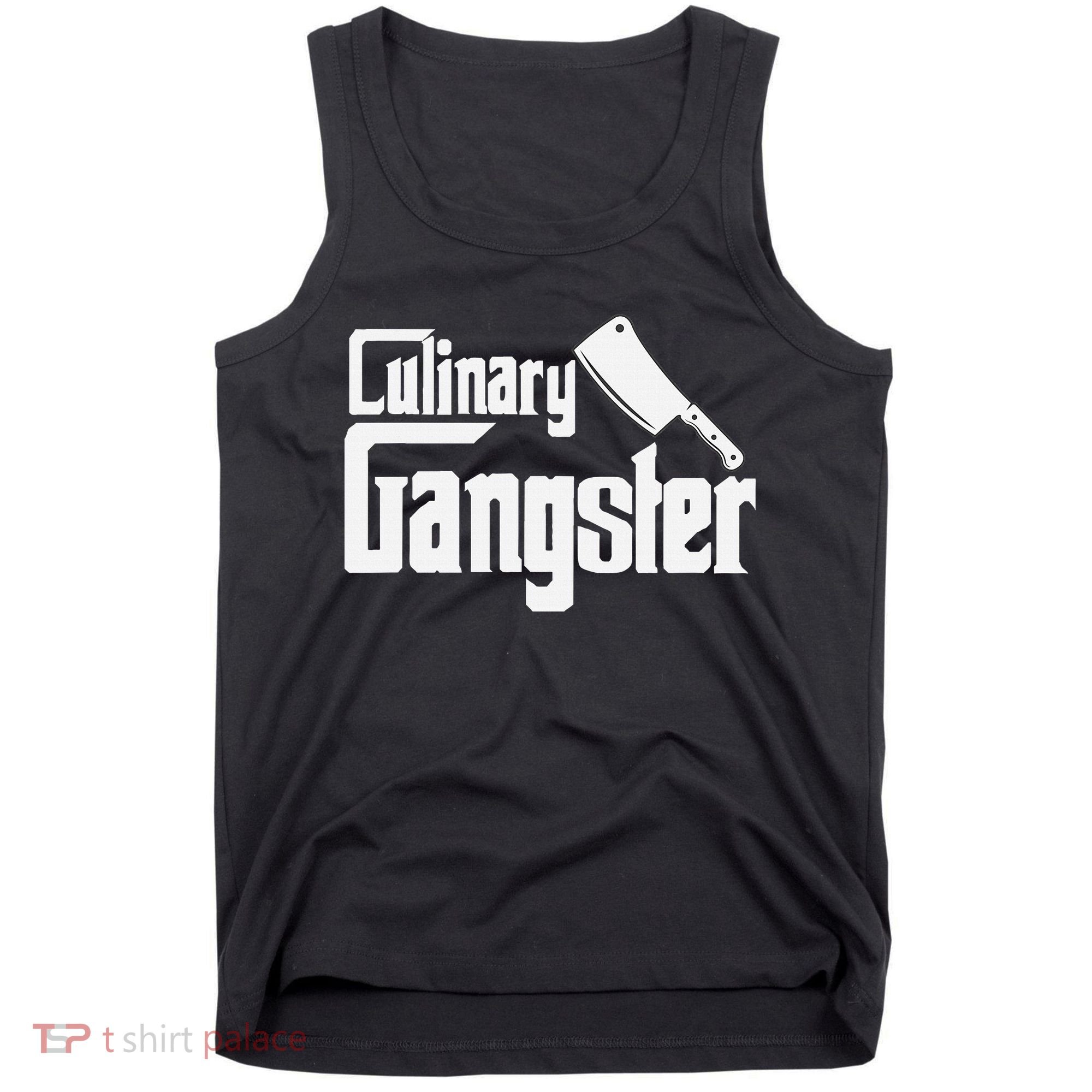 Culinary Gangster Funny Restaurant Cook Chef Tank Top