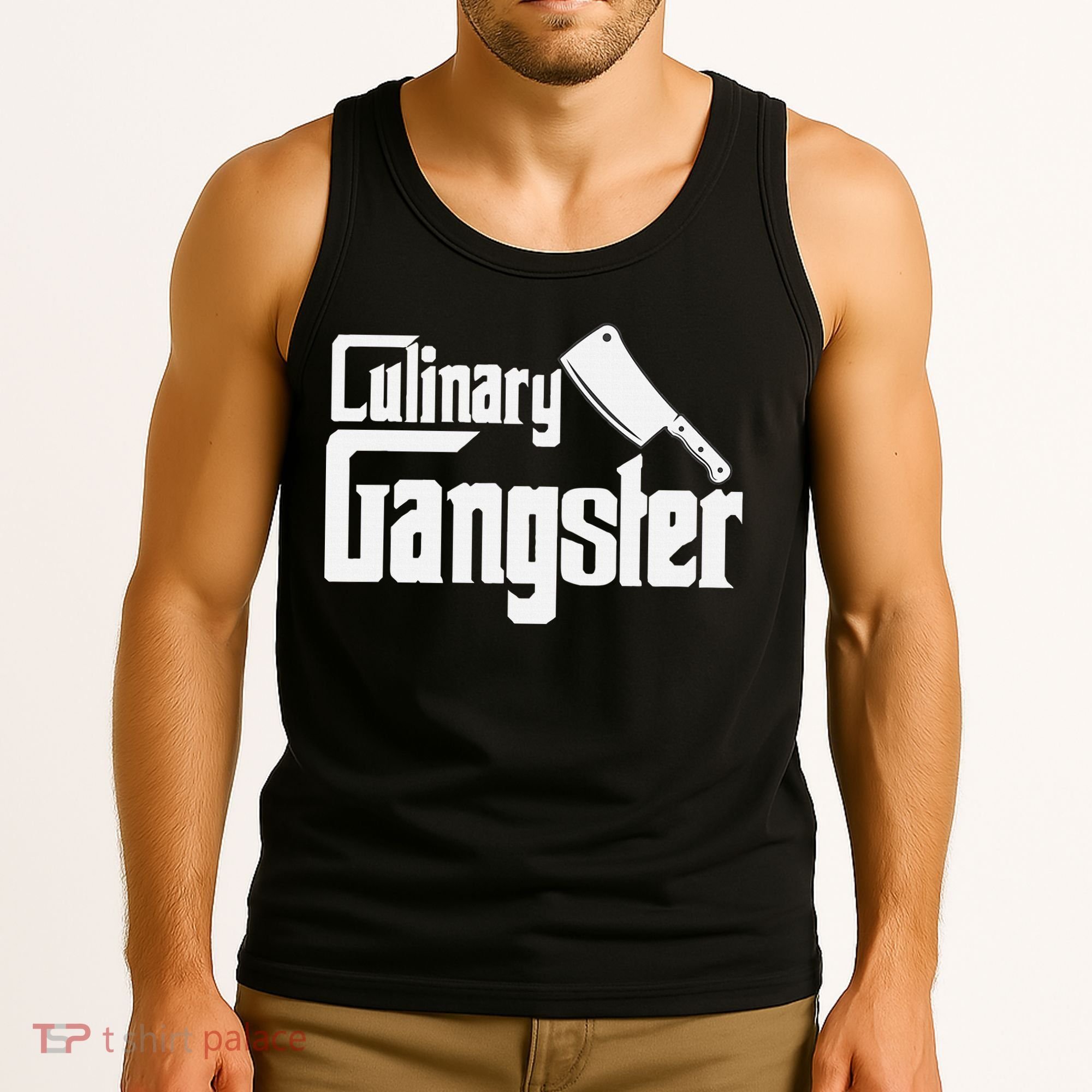Culinary Gangster Funny Restaurant Cook Chef Tank Top