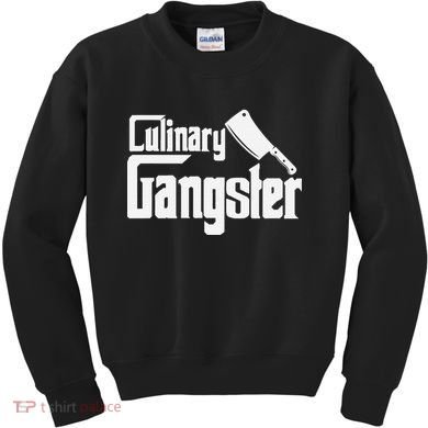 Culinary Gangster Funny Restaurant Cook Chef Kids Sweatshirt