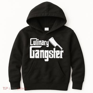 Culinary Gangster Funny Restaurant Cook Chef Kids Hoodie