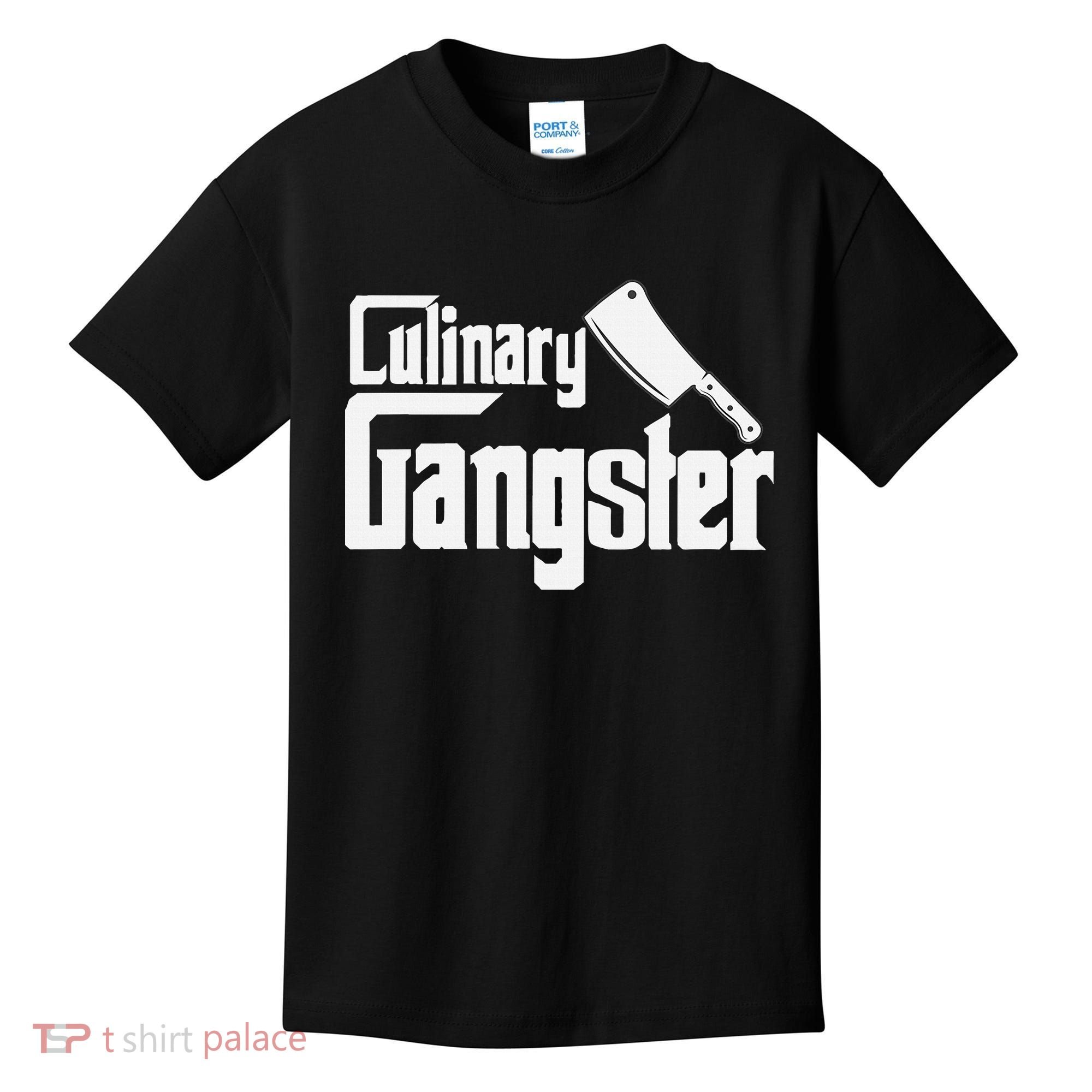 Culinary Gangster Funny Restaurant Cook Chef Kids T-Shirt