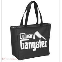 Culinary Gangster Funny Restaurant Cook Chef Tote Bag thumb 2