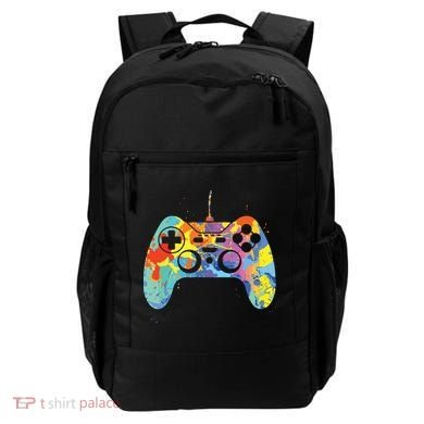 Colorful Gamer Graphic Gaming Controller Graphic Backpack