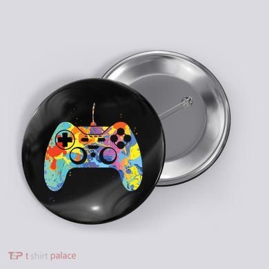 Colorful Gamer Graphic Gaming Controller Graphic Button