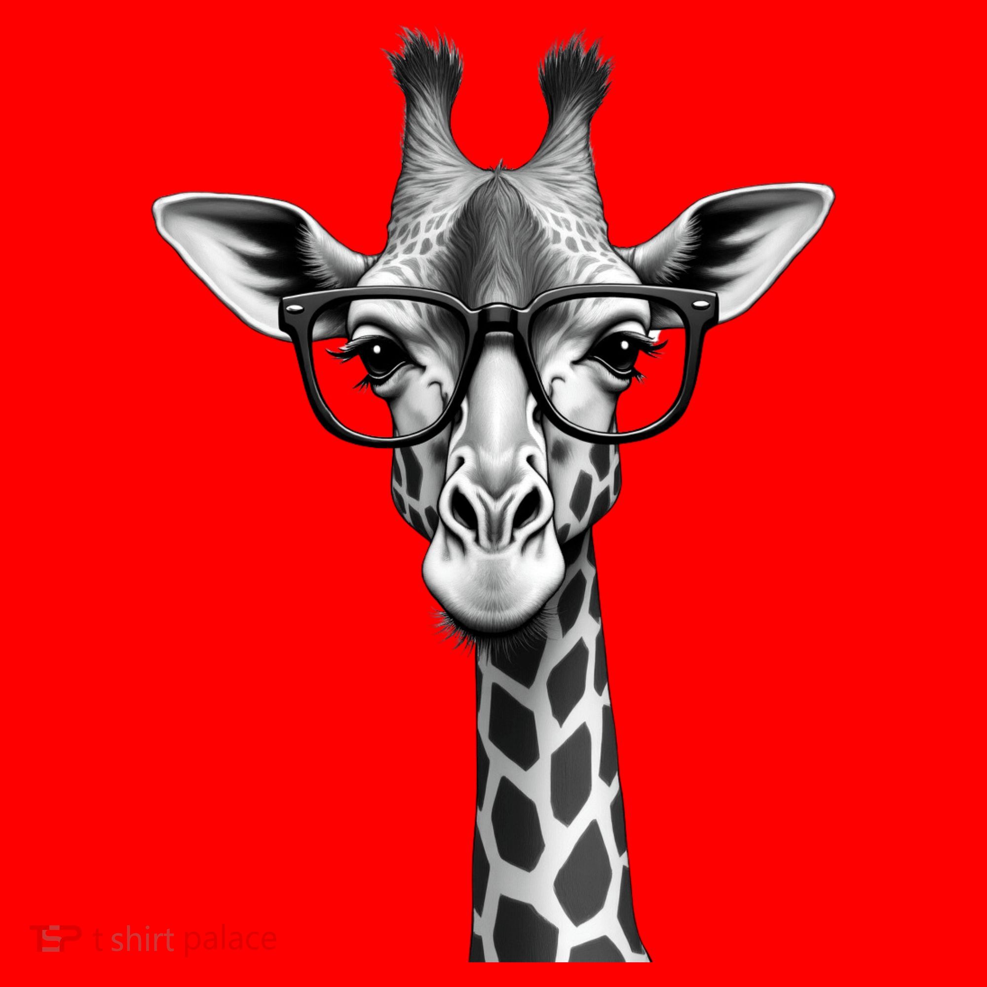 Cute Giraffe Graphic Casual Summer Funny Cool Animal Lover Santa Hat