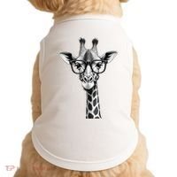 Cute Giraffe Graphic Casual Summer Funny Cool Animal Lover Doggie Tank thumb 0