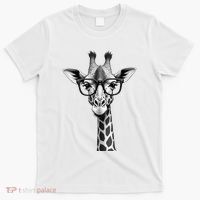 Cute Giraffe Graphic Casual Summer Funny Cool Animal Lover T-Shirt thumb 0