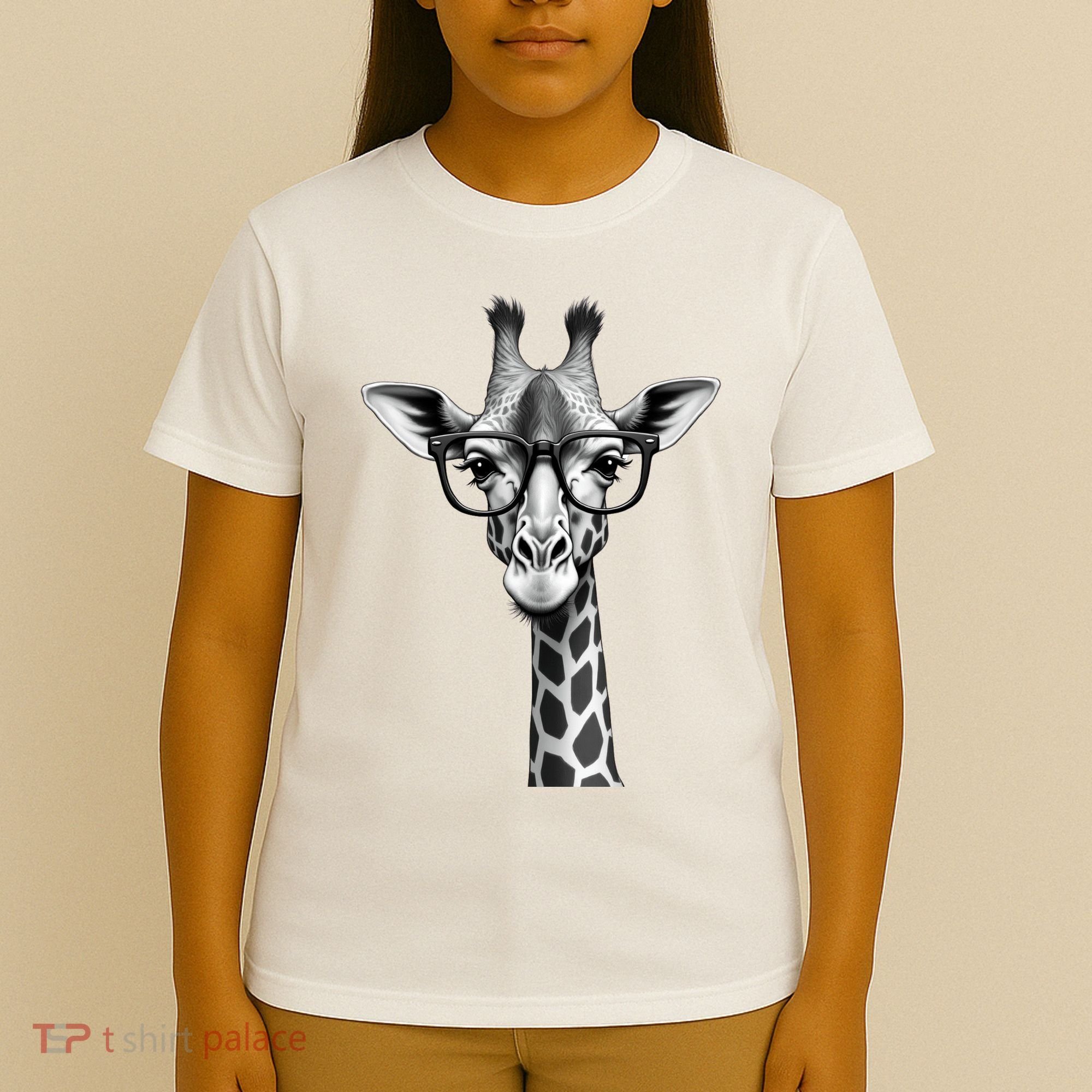 Cute Giraffe Graphic Casual Summer Funny Cool Animal Lover T-Shirt