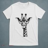 Cute Giraffe Graphic Casual Summer Funny Cool Animal Lover T-Shirt thumb 5
